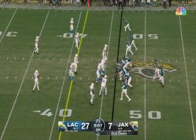 Engram takes Lawrence's quick-strike completion for a 24-yard ride