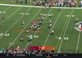 Grady Jarrett swings Joe Burrow down for sack