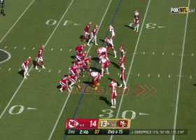 Willie Gay's blitzing sack of Garoppolo puts Niners in third-and-19 situation