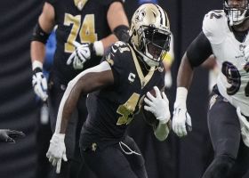 Kamara puts his concentration on display on juggling one-handed grab