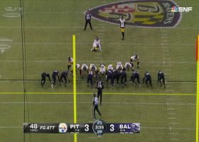 Ravens deny Steelers FG try with help from Marlon Humphrey's edge pressure