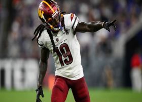 Michel showcases awareness on 28-yard catch and run after Ravens fail to keep him down