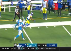 Cam Akers caps 42-yard trot down sideline with pair of shifty juke moves