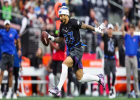 Can't-Miss Play: Jaire Alexander's vertical leap is 100 on pick-six TD vs. Lawrence in flag football