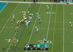 Rodgers' accuracy is 100 on 42-yard DIME to Lazard