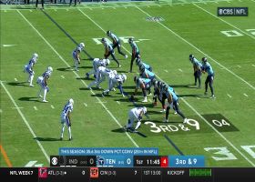 Kenny Moore II hunts down Tannehill for blitzing sack