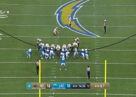 Lutz's booming 51-yard FG splits uprights to put Saints up by nine points