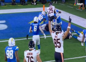 Darrynton Evans hurdles over goal line for TD to cap 14-play Bears drive