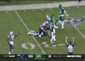 Matthew Slater falls on Jets muffed punt for another Pats turnover