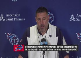 Mike Vrabel, Titans players show support for Damar Hamlin