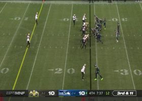 Tanoh Kpassagnon swallows Geno Smith for 11-yard sack on third down
