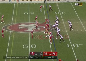 Hufanga's prodigious hit-stick tackle jars ball loose from Godwin for incompletion