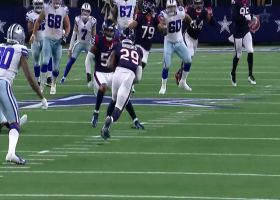 Terrence Brooks seals win with Texans' third INT of Ben DiNucci