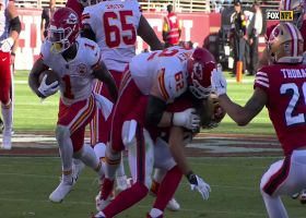 Chiefs burn 49ers with 34-yard screen pass on third-and-20
