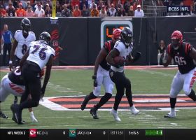 Gus Edwards explodes through middle for 17-yard run on opening drive
