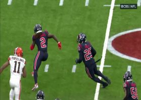Tavierre Thomas pops ball loose from Schwartz for Texans takeaway