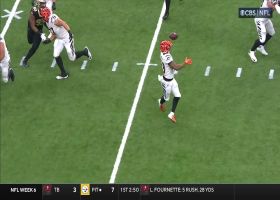 Mixon's one-handed catch halted with quick TFL by Werner