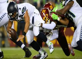 Kamren Curl executes WFT's safety blitz to perfection with third-down sack on Russell Wilson