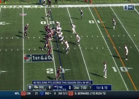 Patriots lose 15 yards after snap sails way over Cam Newton's head