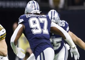 Osa Odighizuwa's hit stick plants Ingram in the turf for loss