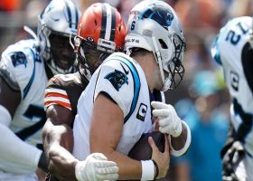 Myles Garrett pummels Panthers with back-to-back sacks
