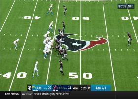 Herbert dots Ekeler for 21-yard gain on fourth-and-1