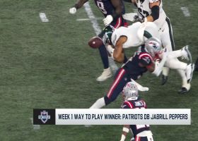 Jabrill Peppers earns Week 1 'Way to Play' award with textbook tackling technique on forced fumble