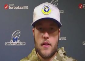 Matthew Stafford on preparations for first NFC Championship Game