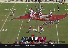 Calais Campbell's hit in backfield sparks Falcons' 4-yard TFL vs. Vaughn