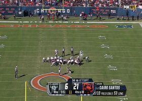 Cairo Santos' 54-yard FG extends Bears' lead to 24-6 vs. Raiders