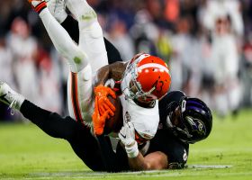 John Johnson III hauls ricocheted INT for Browns' FOURTH pick vs. Jackson