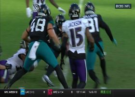 Andrew Wingard's 'Peanut Punch' forces Gus Edwards into pivotal fumble