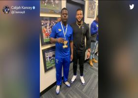 Aaron Donald outruns Calijah Kancey in 40-yard dash | Simulcam