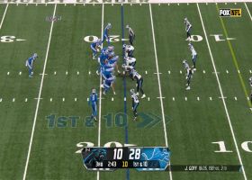 C.J. Henderson sacks Goff in the blink of an eye via corner blitz