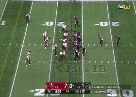 Tyler Allgeier darts through Bucs' D with purpose for 16 yards