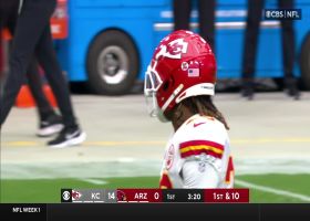 Justin Reid crushes 75-yard kickoff after taking over kicking duties for Chiefs