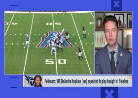 Pelissero: WR DeAndre Hopkins (toe) expected to play tonight vs. Steelers