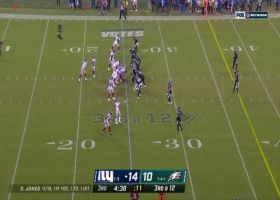 Evan Engram FLIPS after hurdle attempt doesn't go as planned