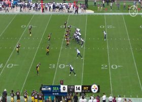 Travis Homer turns leak out of backfield for 25-yard catch and run