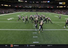 Mark Ingram slams turf with fury after 12-yard play up middle
