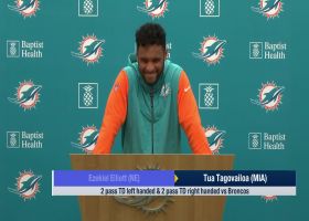 Tua Tagovailoa on throwing 2 TDs each with right and left hand: 'Has it ever been done in the NFL'