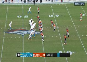 Parham takes Herbert's dime for 23-yard pickup with spin-move ending