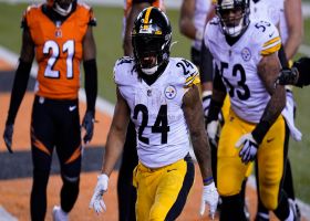 Benny Snell crashes in for TD after penalty extends Steelers drive