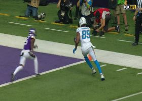 Herbert's sidearm TD pass hits Parham for TE's second score of '23