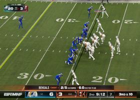 Ja'Marr Chase makes an impressive toe-dragging catch