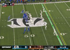 Stafford drops a dime in the bucket for 37 yards to Tutu Atwell