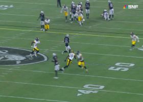 Garoppolo's 17-yard play-action pass finds Jakobi Meyers across middle