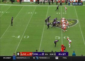 Peoples-Jones' heads-up play inside 5-yard line turns punt into touchback