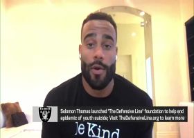 Solomon Thomas discusses mental health initiatives, erasing stigma