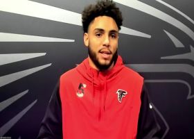 Drake London on if Falcons have makings of being a playoff team, shares first impressions of Bijan Robinson